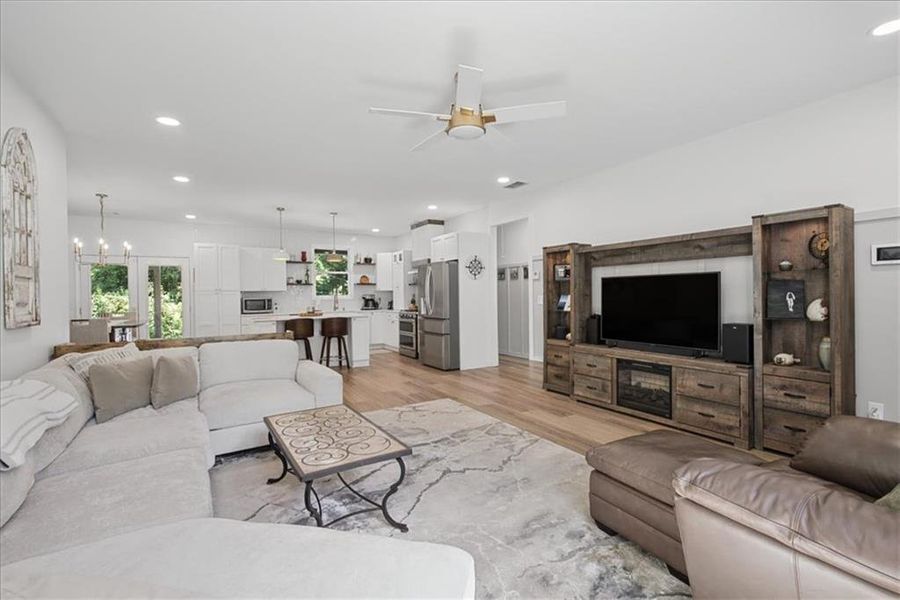 Furnished interior view inside a new home in , Atlanta (Image 8).