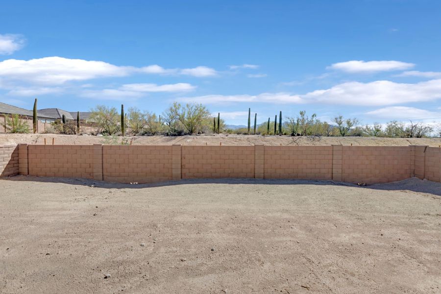 Exterior details and patio area of a home in Montelena, Marana (Image 10).