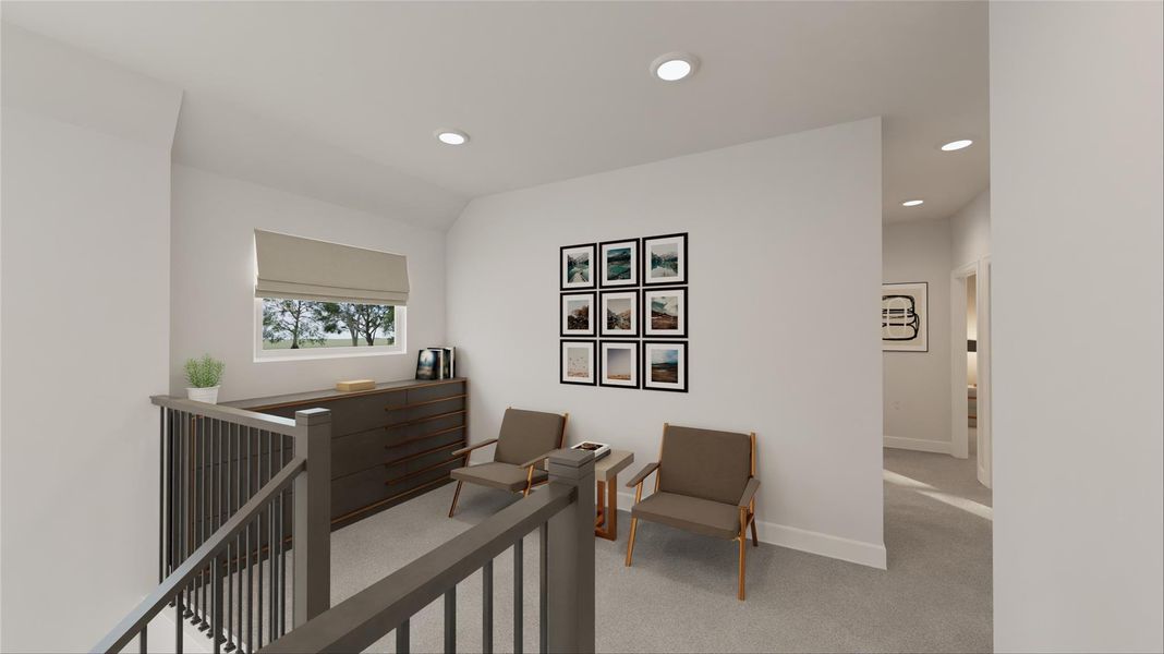 Furnished interior view inside a new home in Oakberry Trails, Waller (Image 20).