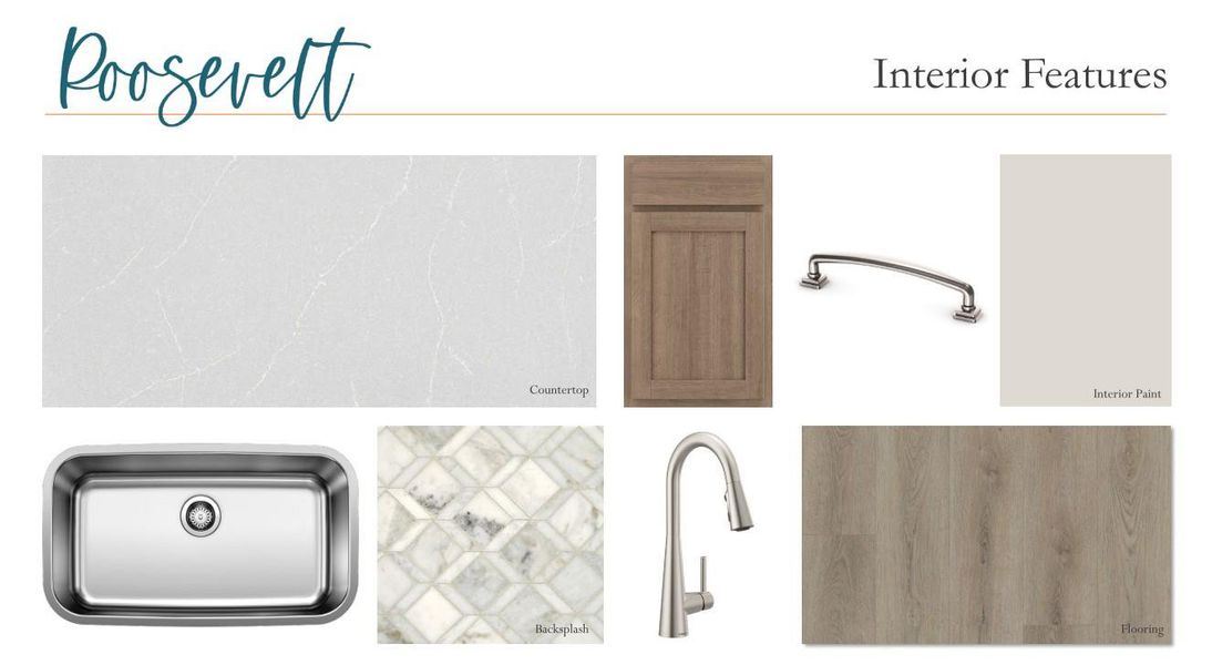 Sample of building materials used in homes in The Colony 45s, Bastrop (Image 3).