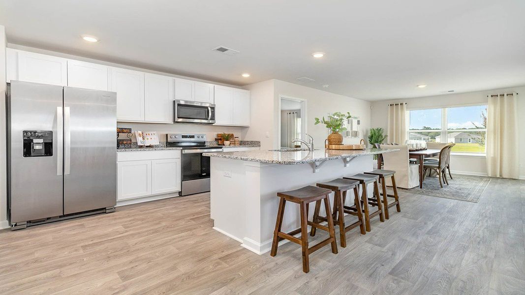 Furnished interior view inside a new home in Jordanville Farms, Galivants Ferry (Image 5).