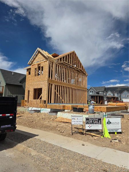 Front exterior of a new home in , Leadville, CO, highlighting curb appeal (Image 17).