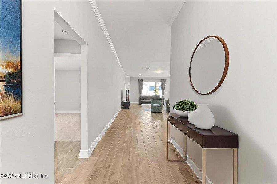 Furnished interior view inside a new home in Cross Creek, Green Cove Springs (Image 5).