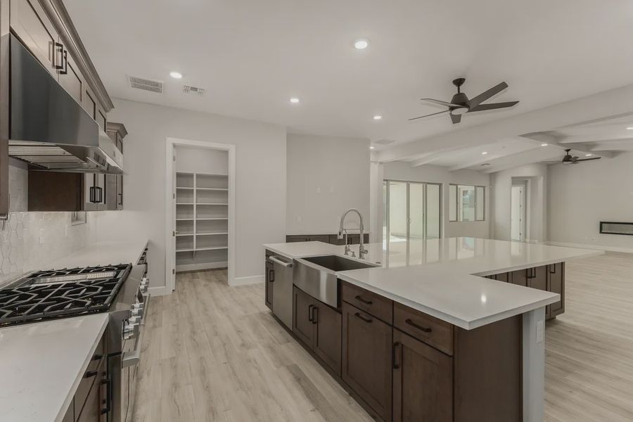 Furnished interior view inside a new home in Bellero Estates, Queen Creek (Image 6). Furnished interior view inside a new home in Bellero Estates, Queen Creek (Image 6).