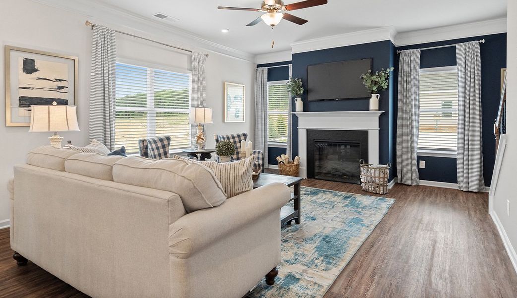 Furnished interior view inside a new home in Sycamore Crest, Calhoun (Image 4).