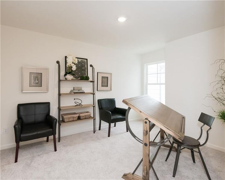 Furnished interior view inside a new home in Shoals Crossing, Conyers (Image 17).