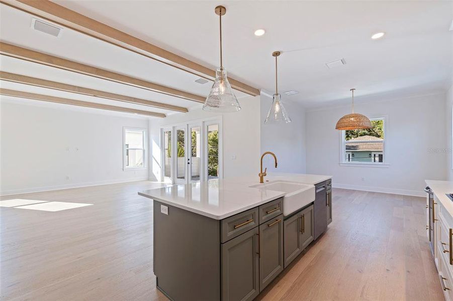 Furnished interior view inside a new home in , St. Petersburg (Image 10).