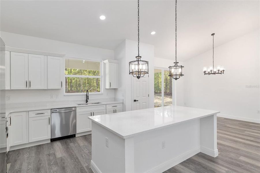 Furnished interior view inside a new home in , Dunnellon (Image 5).