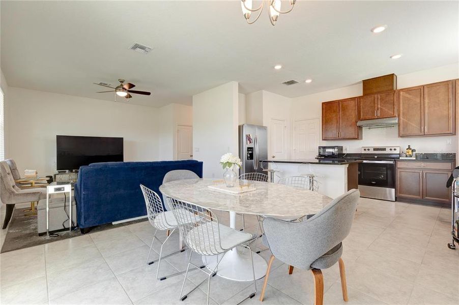 Furnished interior view inside a new home in , Clermont (Image 9). Furnished interior view inside a new home in , Clermont (Image 9).