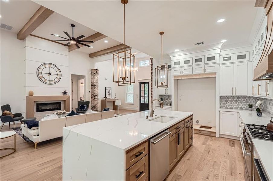 Furnished interior view inside a new home in , Snellville (Image 14).