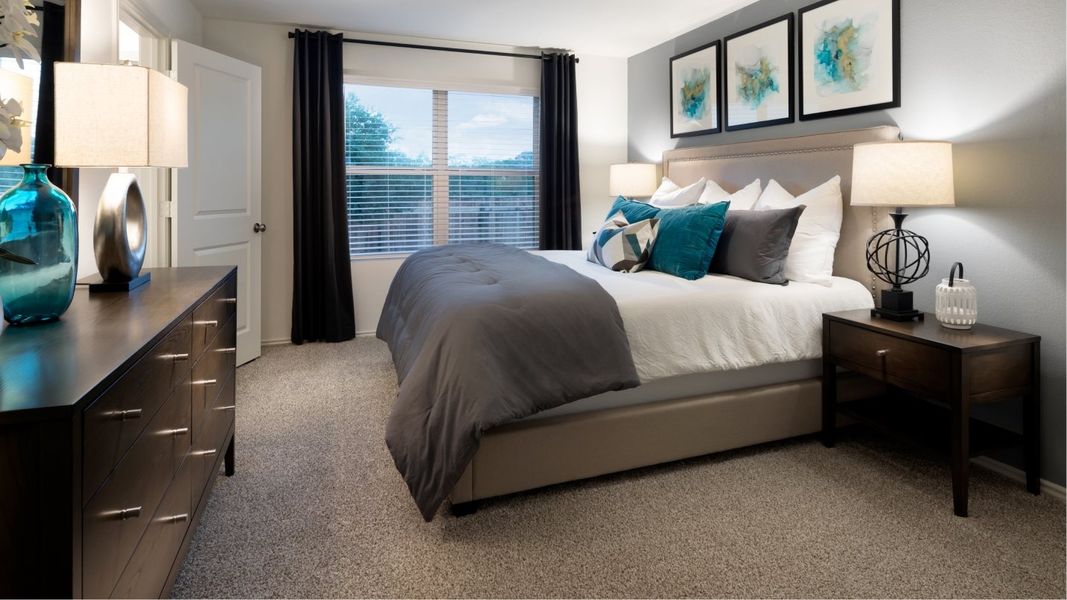 Representative furnished interior of a home built from the Marion by Lennar in The Colony: Ridgepointe and Claremont Collections, Bastrop (Image 10).