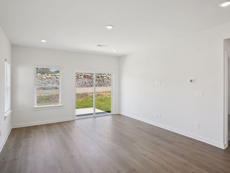 Invite friends and family to watch the big game in the spacious great room.