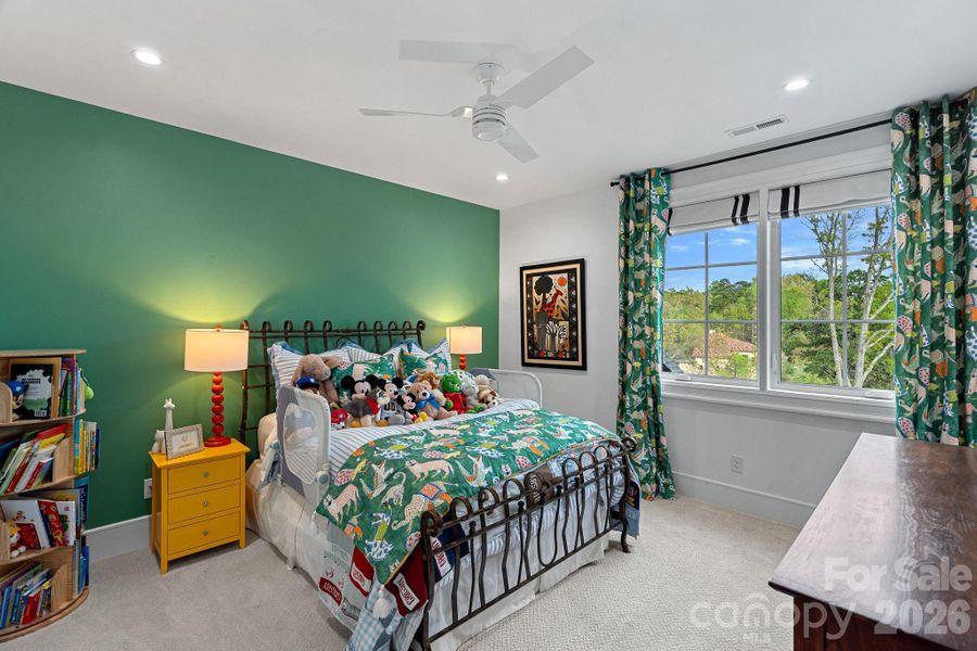 Furnished interior view inside a new home in , Clover (Image 34).