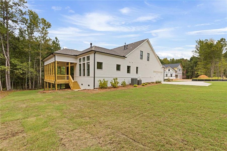 Exterior details and patio area of a home in , Watkinsville (Image 4). Exterior details and patio area of a home in , Watkinsville (Image 4).