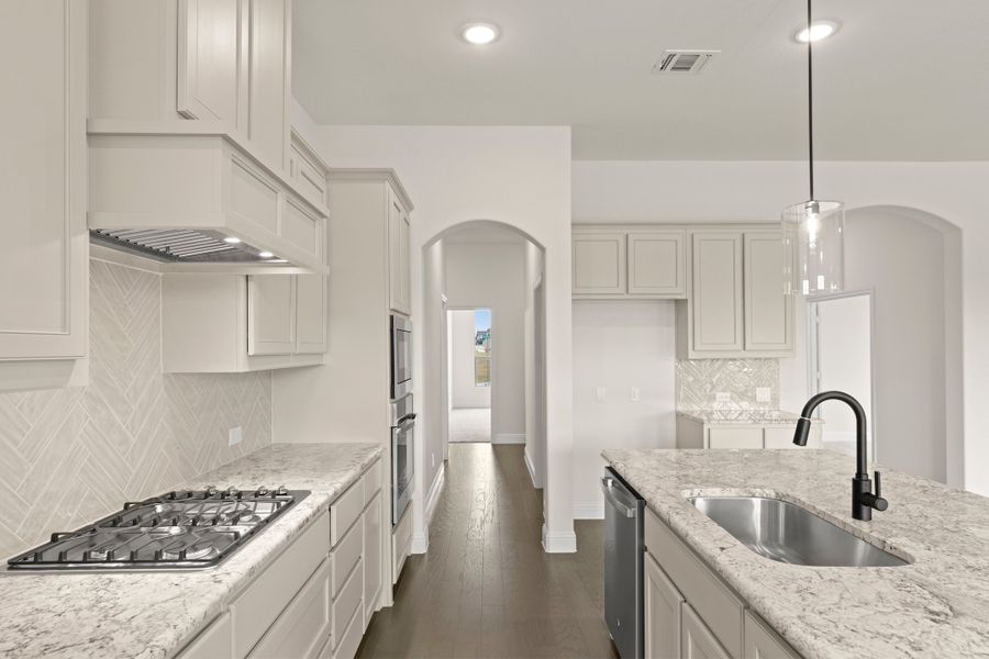 Furnished interior view inside a new home in Lovers Landing, Forney (Image 7).