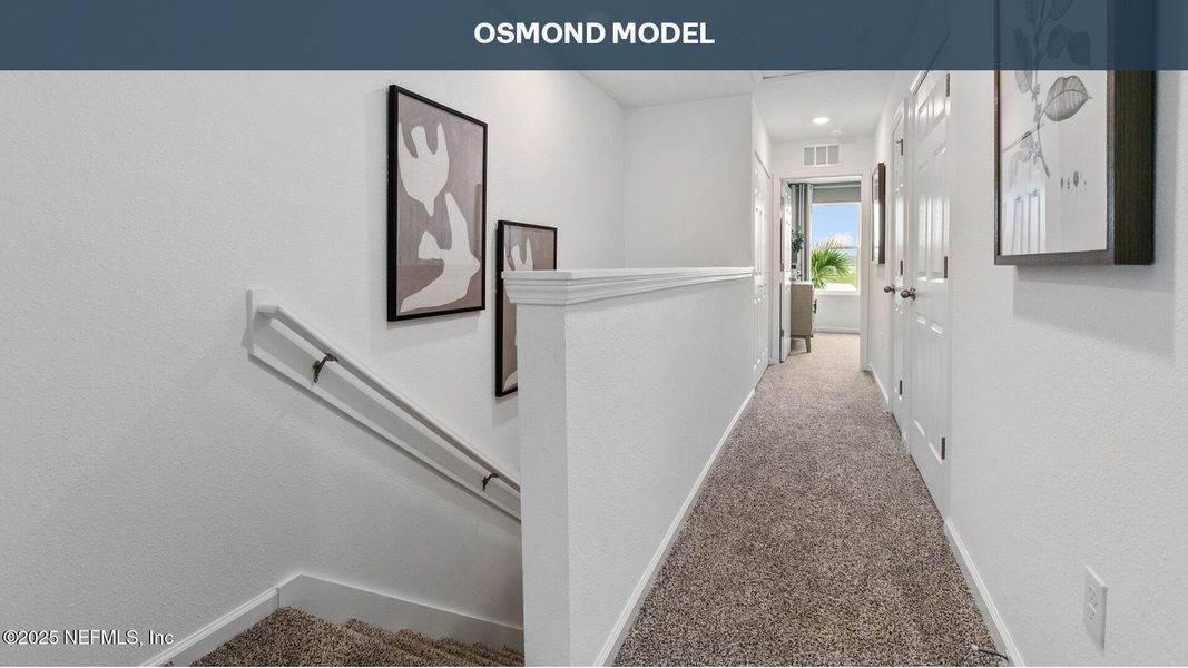 Spacious, unfurnished interior of a new home in Cordera Townhomes, St. Augustine (Image 18).