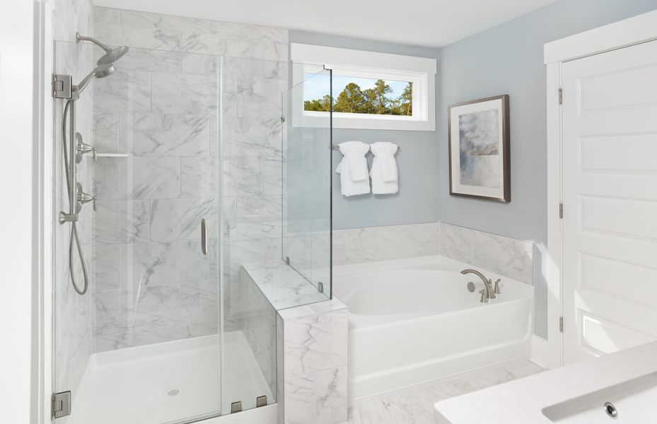 Furnished interior view inside a new home in Midpoint at New Riverside, Bluffton (Image 15).