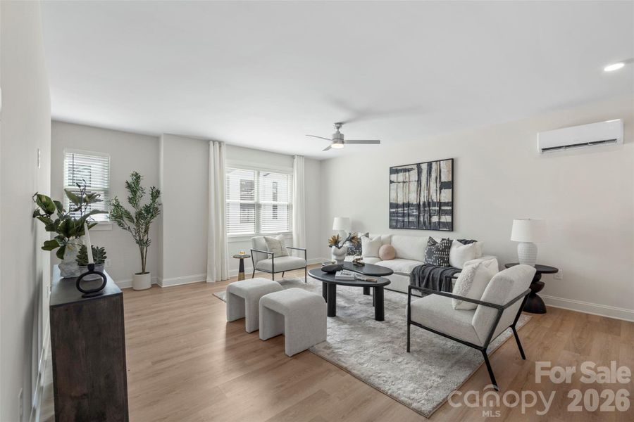 Furnished interior view inside a new home in , Charlotte (Image 27).