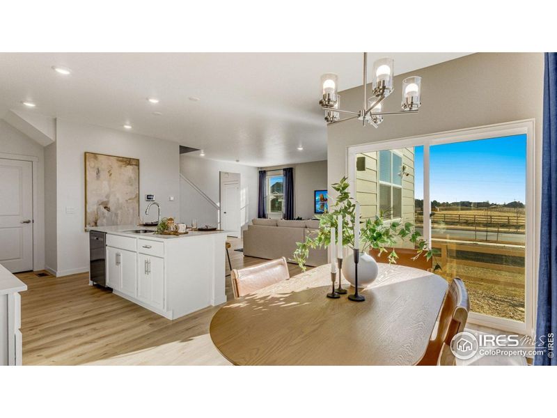 Furnished interior view inside a new home in Prairie Song, Windsor (Image 30).