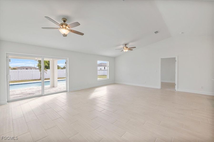 Spacious, unfurnished interior of a new home in Cape Coral, Cape Coral (Image 28). Spacious, unfurnished interior of a new home in Cape Coral, Cape Coral (Image 28).