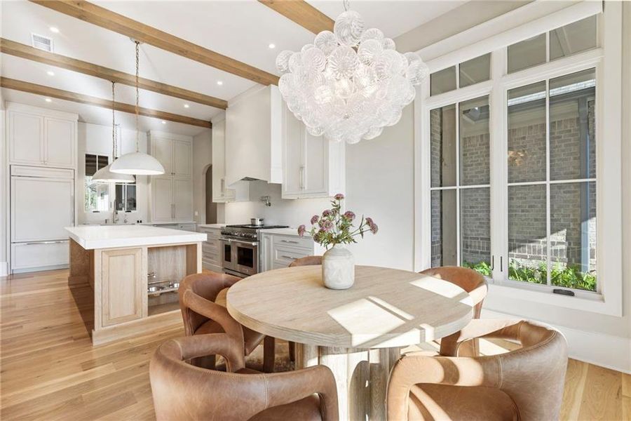 Furnished interior view inside a new home in , Alpharetta (Image 9).