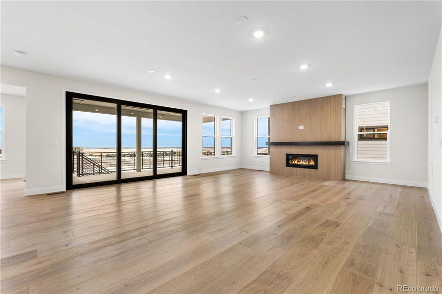 Spacious, unfurnished interior of a new home in Autograph at Lyric, Lone Tree (Image 40).