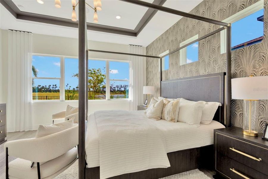 Furnished interior view inside a new home in Biscayne Landing at Seaire, Parrish (Image 9).