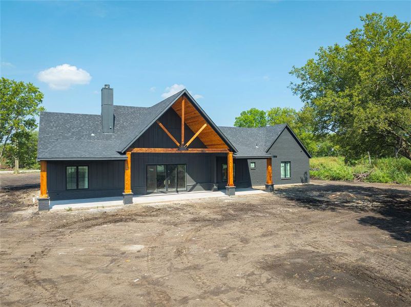 Front exterior of a new home in , Celeste, TX, highlighting curb appeal (Image 8).