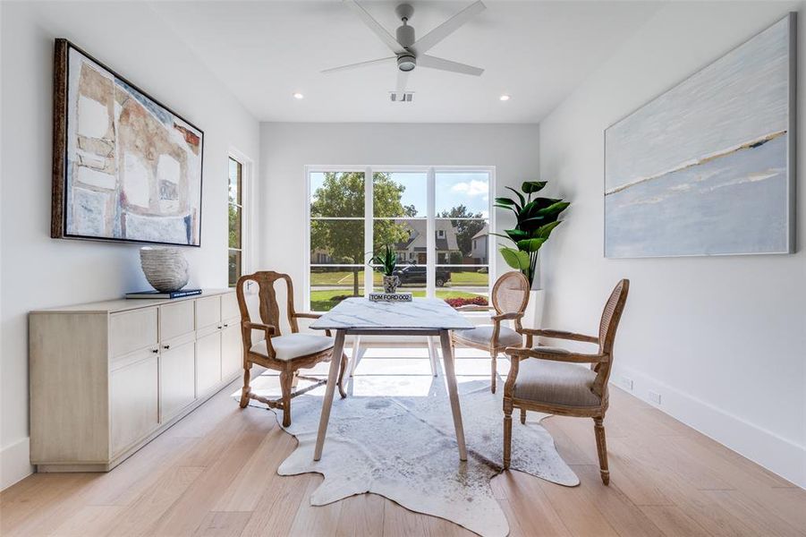 Furnished interior view inside a new home in , Dallas (Image 5).