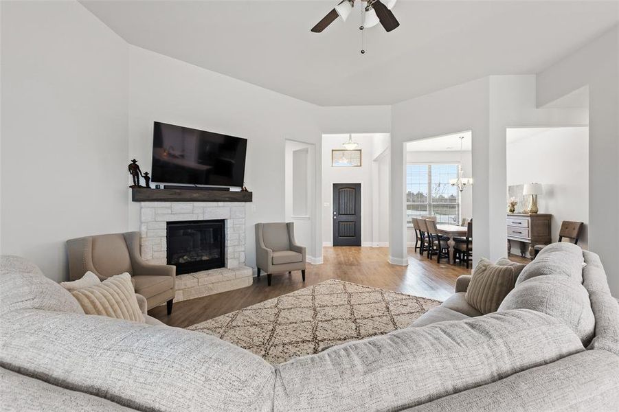 Furnished interior view inside a new home in , Greenville (Image 24).