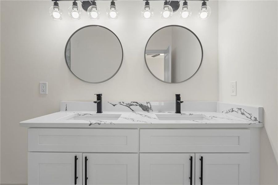 Furnished interior view inside a new home in , Atlanta (Image 5).