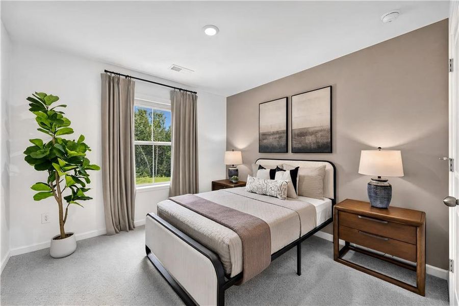 Furnished interior view inside a new home in Prentis Branch, Rome (Image 2).