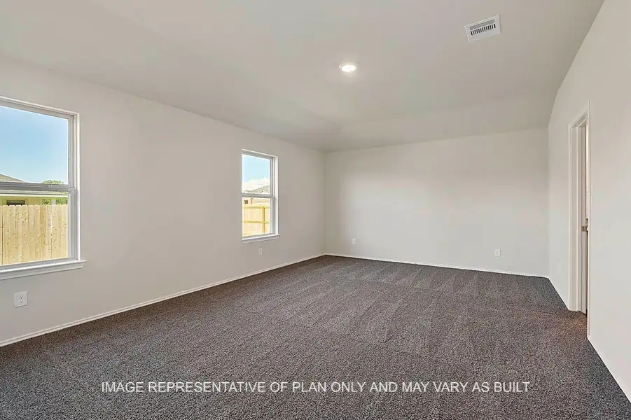 Spacious, unfurnished interior of a new home in Liberty Village, Brenham (Image 8). Spacious, unfurnished interior of a new home in Liberty Village, Brenham (Image 8).