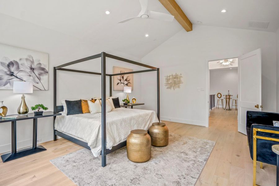 Furnished interior view inside a new home in , Houston (Image 33).