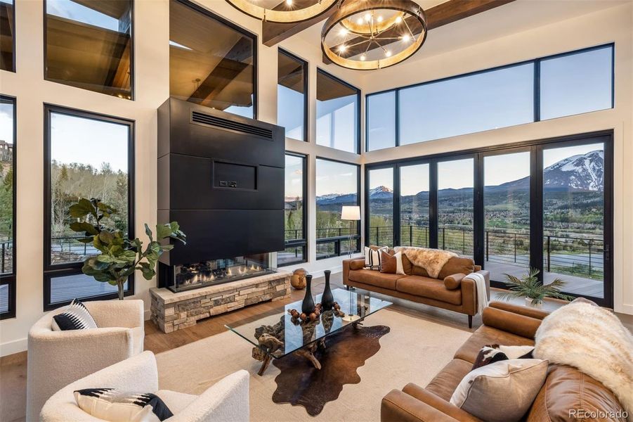 Furnished interior view inside a new home in , Silverthorne (Image 28).