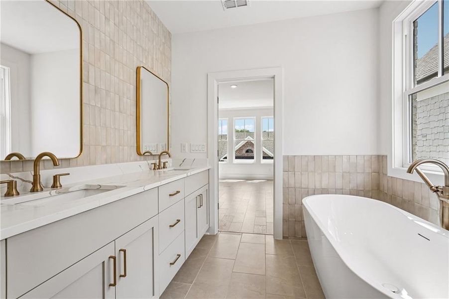Furnished interior view inside a new home in Park Walke, Alpharetta (Image 6).