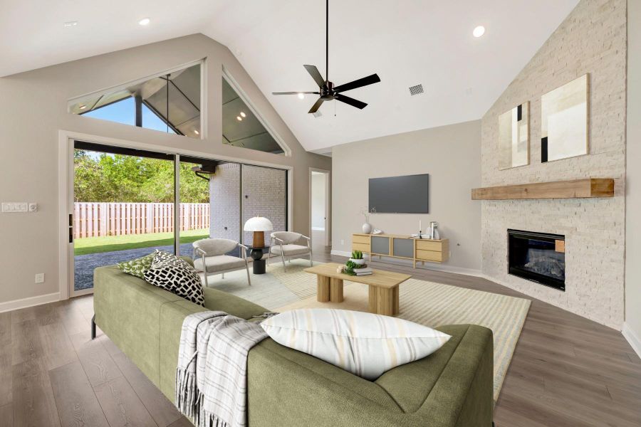 Imagine your furniture in this spacious Living space!