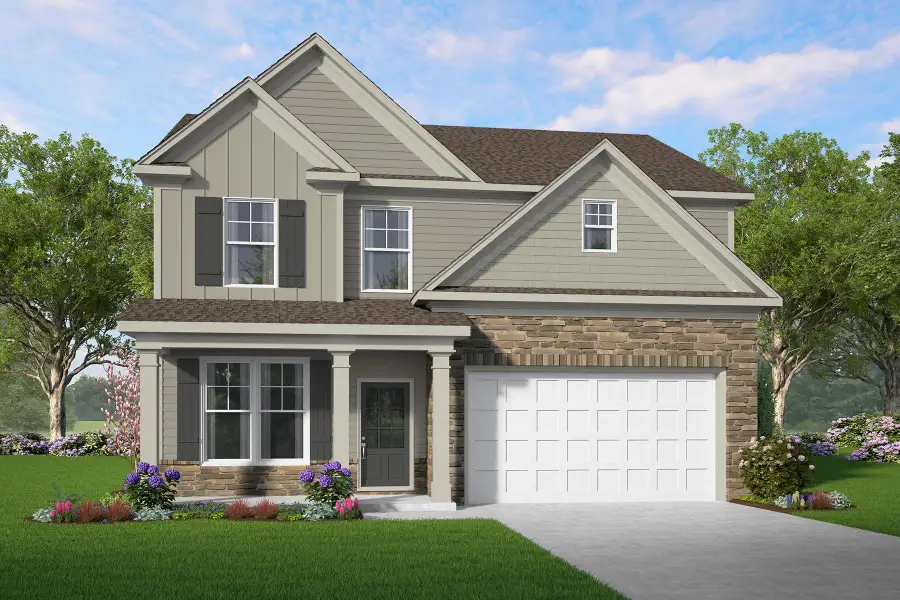 Front exterior of a home in the Oakhill Estates community, located in Adairsville, GA (Image 9).