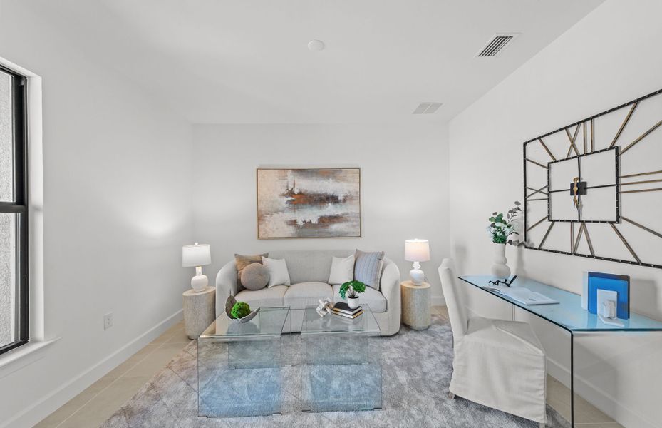 Furnished interior view inside a new home in Arbor Oaks, North Port (Image 9).