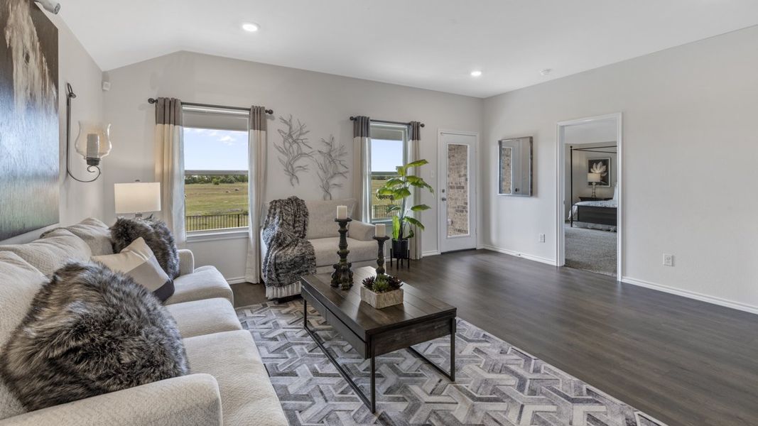 Furnished interior view inside a new home in Crane Crossing, Crandall (Image 11).