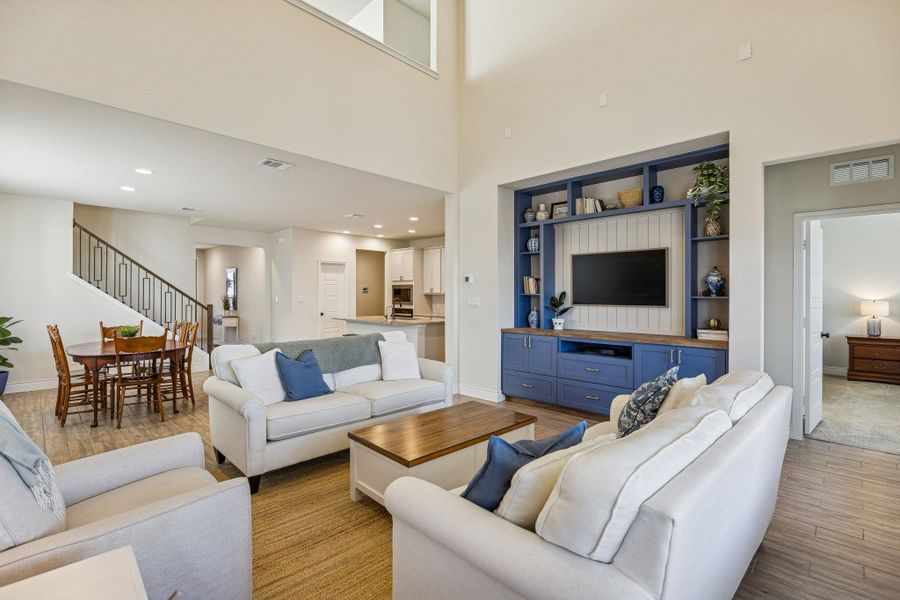 Spacious open floorplan