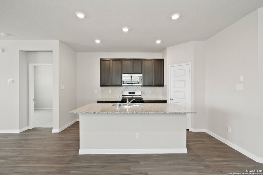 Furnished interior view inside a new home in Hickory Ridge, Elmendorf (Image 9). Furnished interior view inside a new home in Hickory Ridge, Elmendorf (Image 9).
