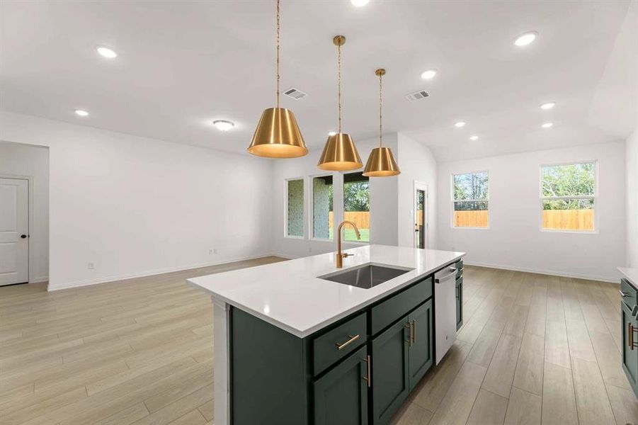 Furnished interior view inside a new home in Monticello Park, Princeton (Image 11).