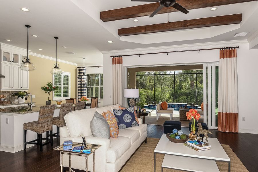 Representative furnished interior of a home built from the Sea Star by Neal Communities in Verandah, Fort Myers (Image 5). Representative furnished interior of a home built from the Sea Star by Neal Communities in Verandah, Fort Myers (Image 5).