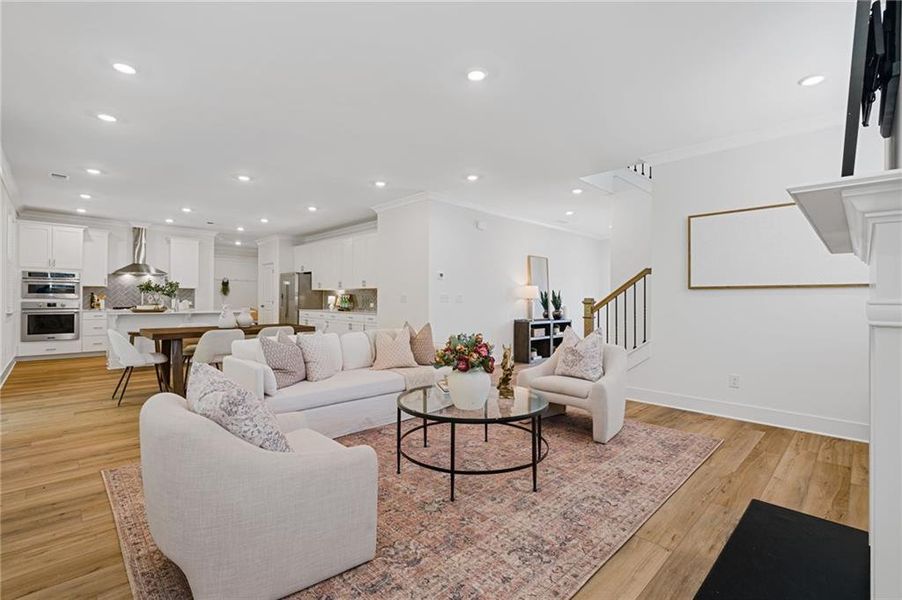 Furnished interior view inside a new home in , Dallas (Image 14).