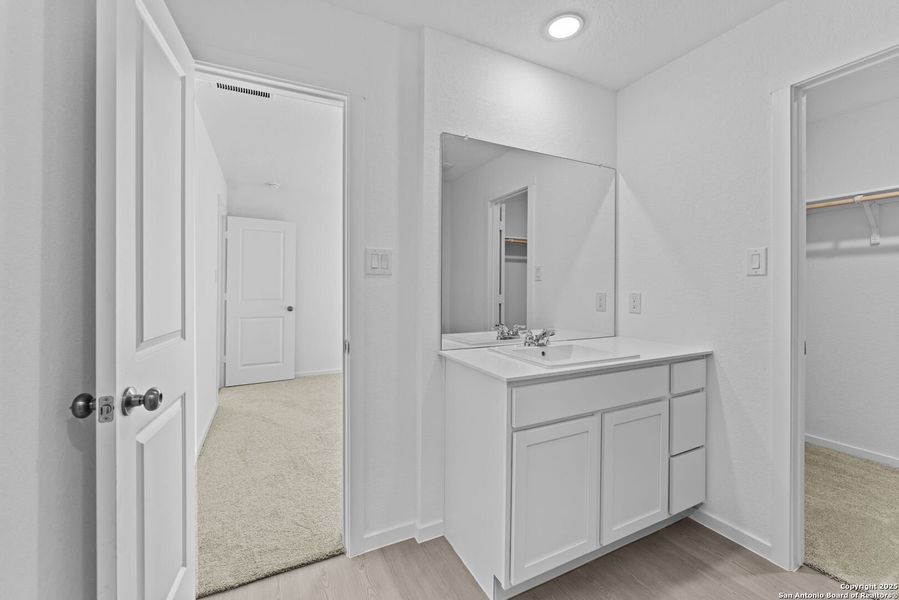 Furnished interior view inside a new home in Waterwheel: Cottage Collection, San Antonio (Image 4).