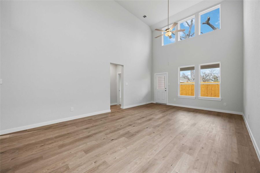 Spacious, unfurnished interior of a new home in Bluebonnet Village, Bellville (Image 11). Spacious, unfurnished interior of a new home in Bluebonnet Village, Bellville (Image 11).