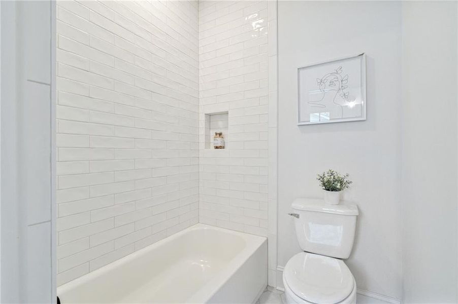Furnished interior view inside a new home in Pendergrast Farm, Atlanta (Image 44).