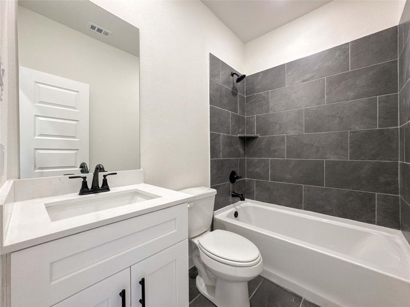 Furnished interior view inside a new home in , Manvel (Image 11).