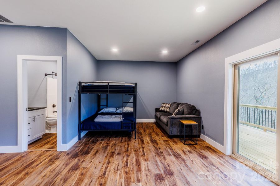 Furnished interior view inside a new home in , Maggie Valley (Image 11).